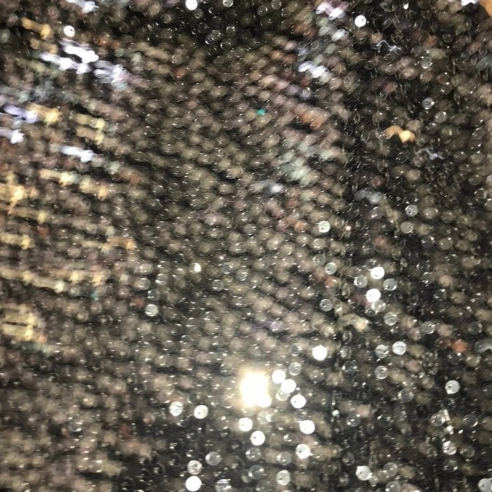 Sale! 2/$20 Lulus skirt: xs Nwot black sequin midi skirt - Picture 7 of 8